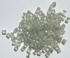 10 grams of 4x4mm Colorlined Metallic Light Green Miyuki Cubes